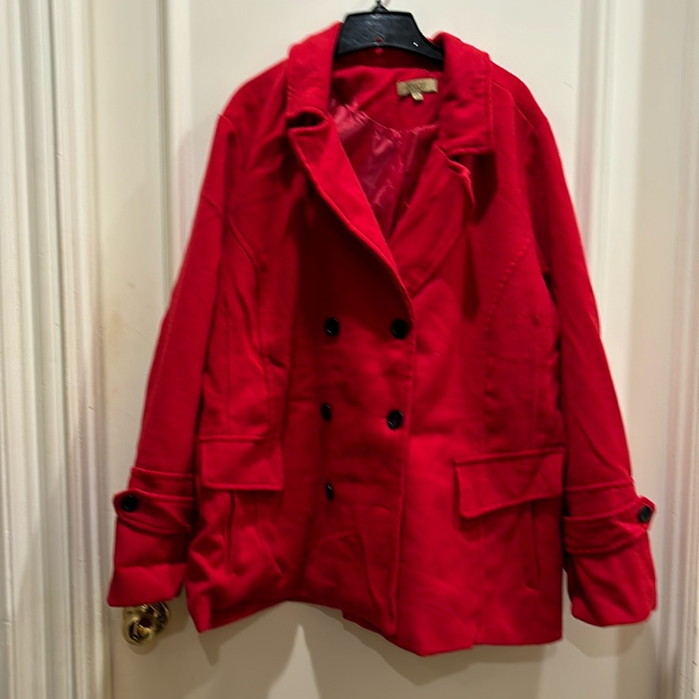 ❤️Valerie Stevens red coat size (2X)